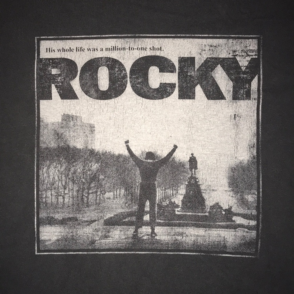 Rocky the movie short sleeve tee
